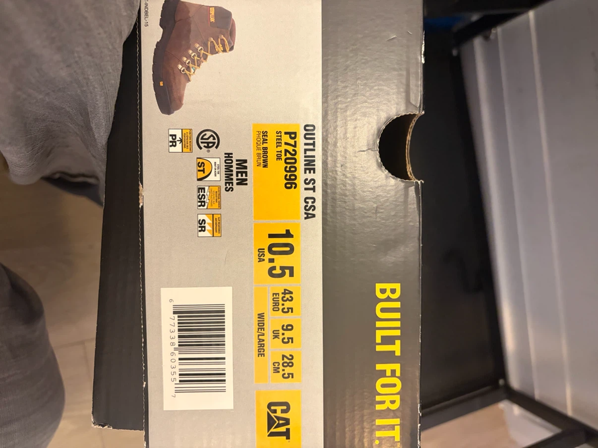 Caterpillar Outline ST CSA Work Boots - Seal Brown - photo 2