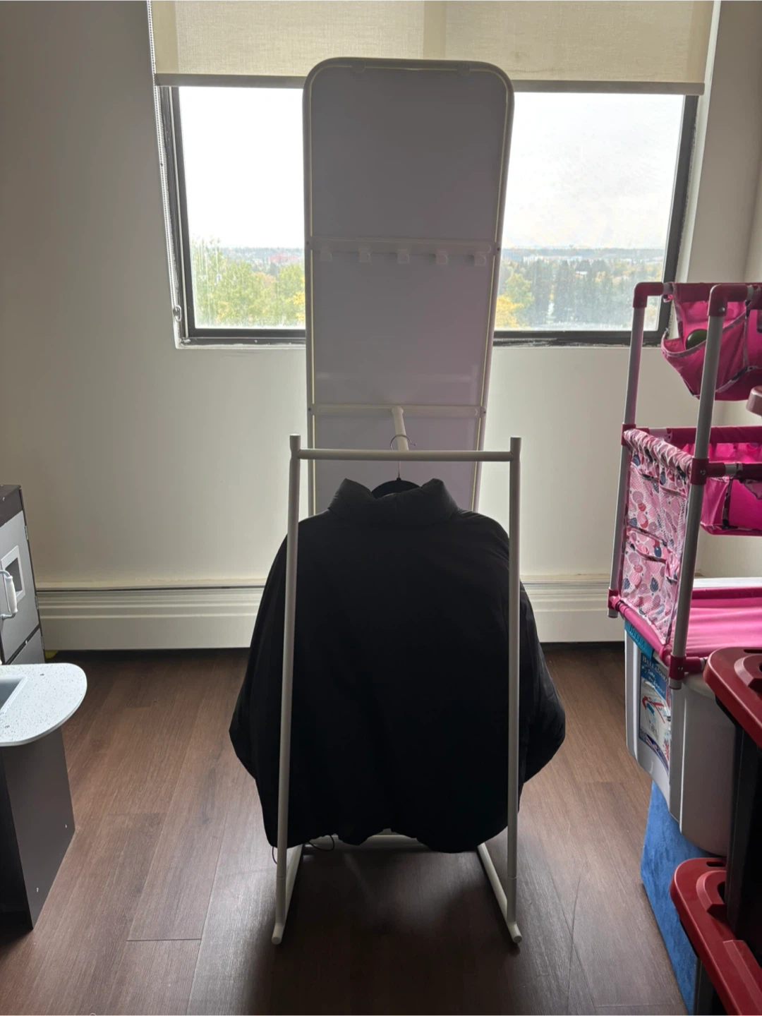 Floor Mirror with Integrated Clothing Rack - photo 4