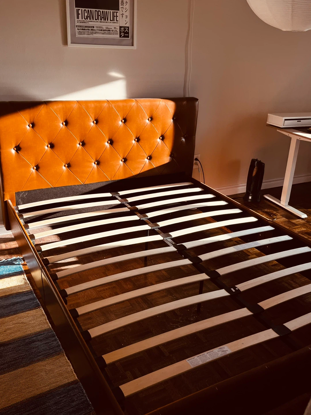 Wayfair Tufted Faux Leather Bed Frame - Queen