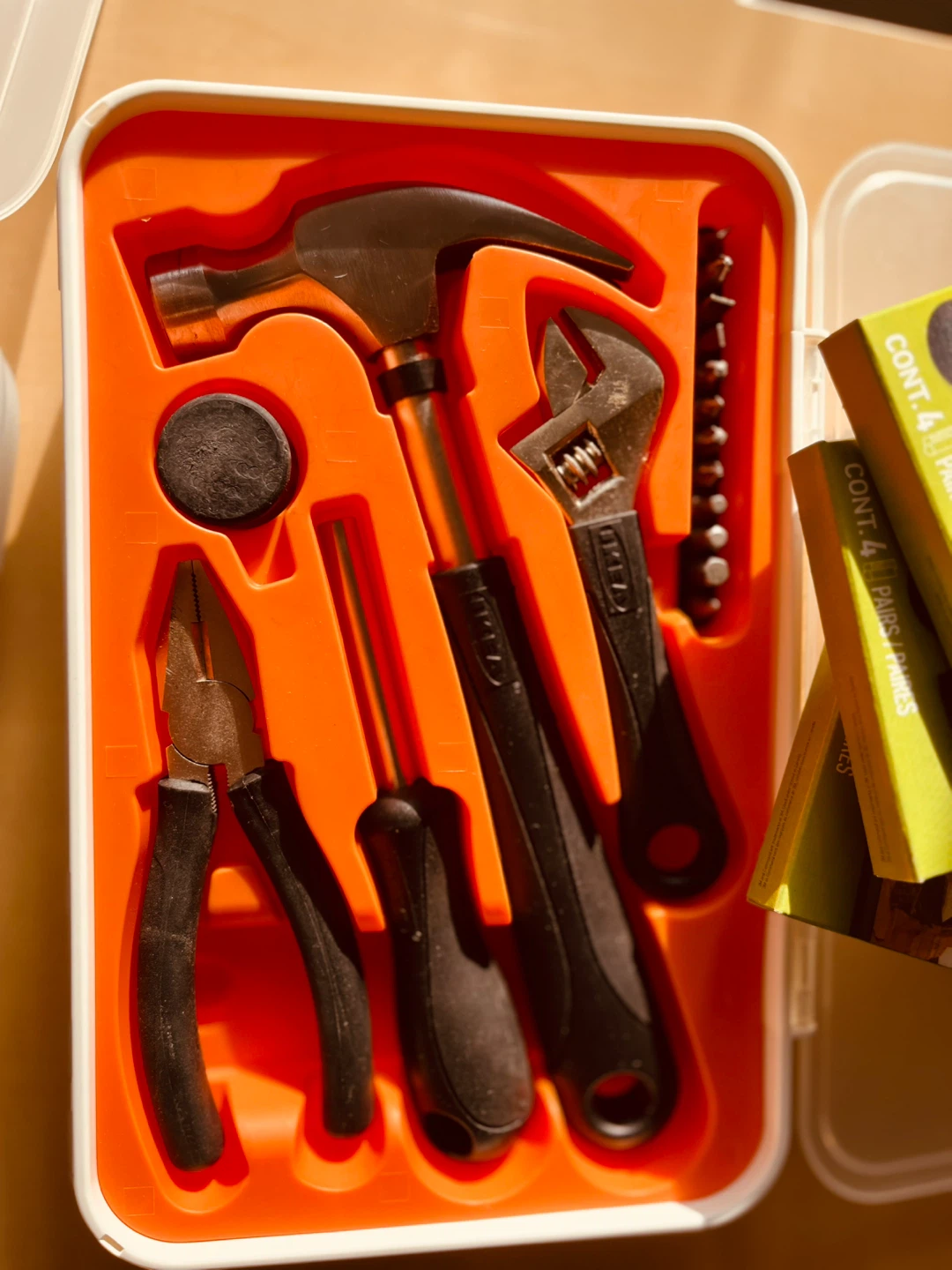 IKEA Tool Set with Assorted Fasteners and Command Strips - photo 4