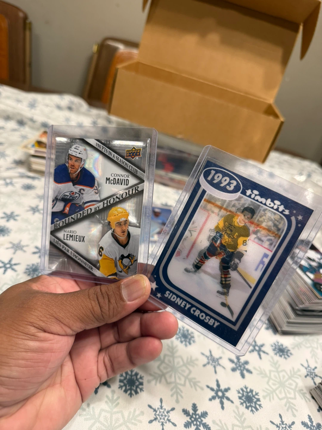 Sidney Crosby Timbits and Connor McDavid Cards - photo 3
