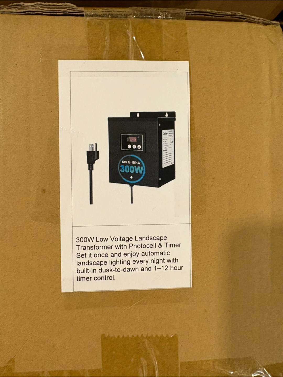 300W Low Voltage Landscape Transformer