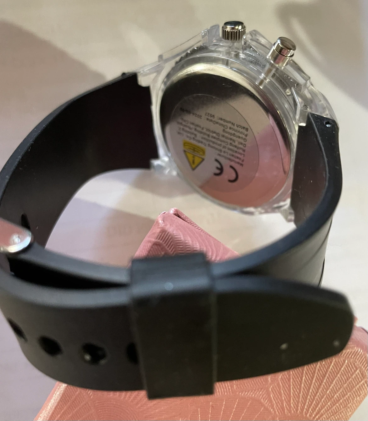 Quartz watch with rhinestones - photo 5