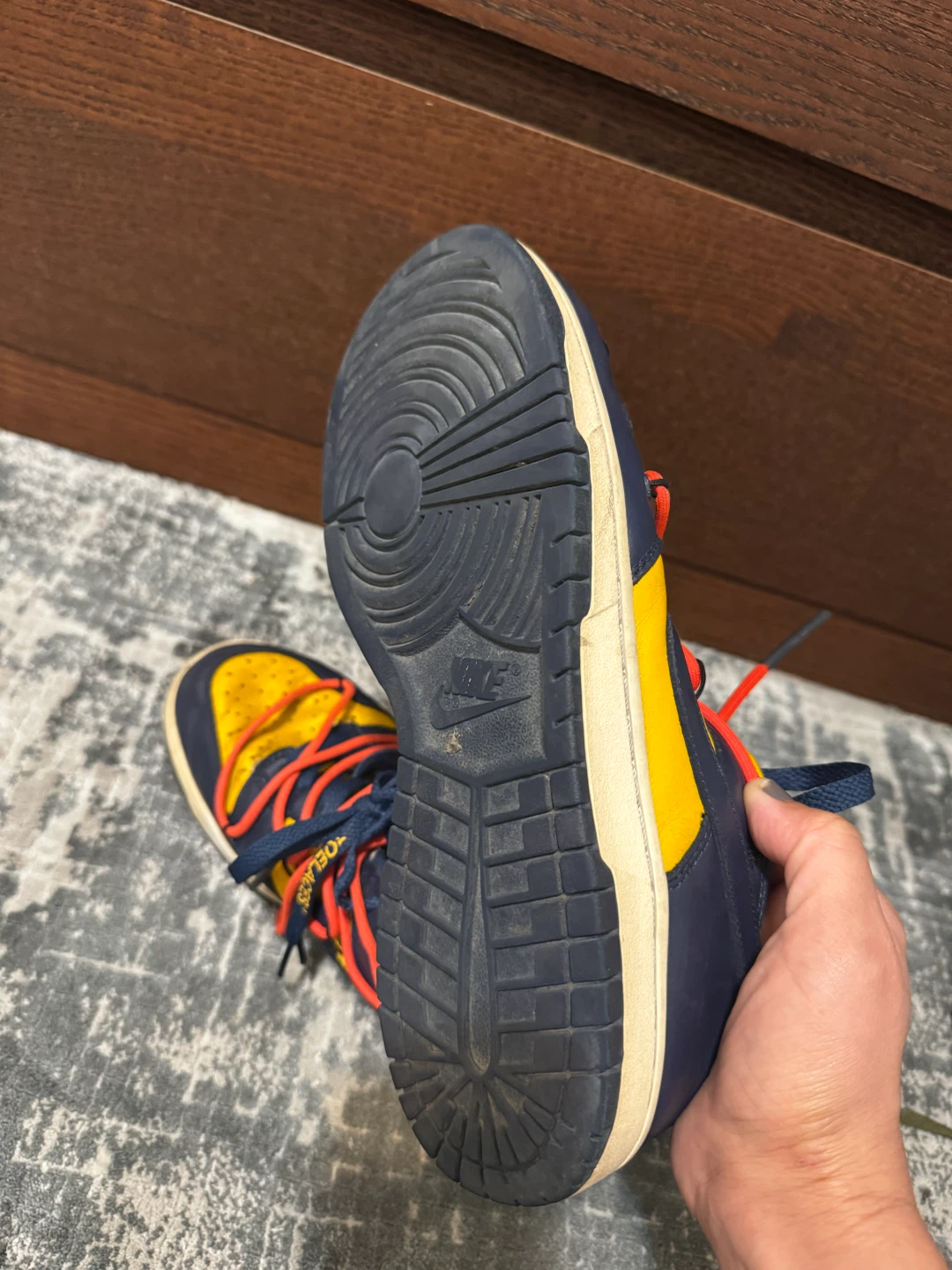 Nike x Off-White Dunk Low Michigan Size 9.5 - photo 5