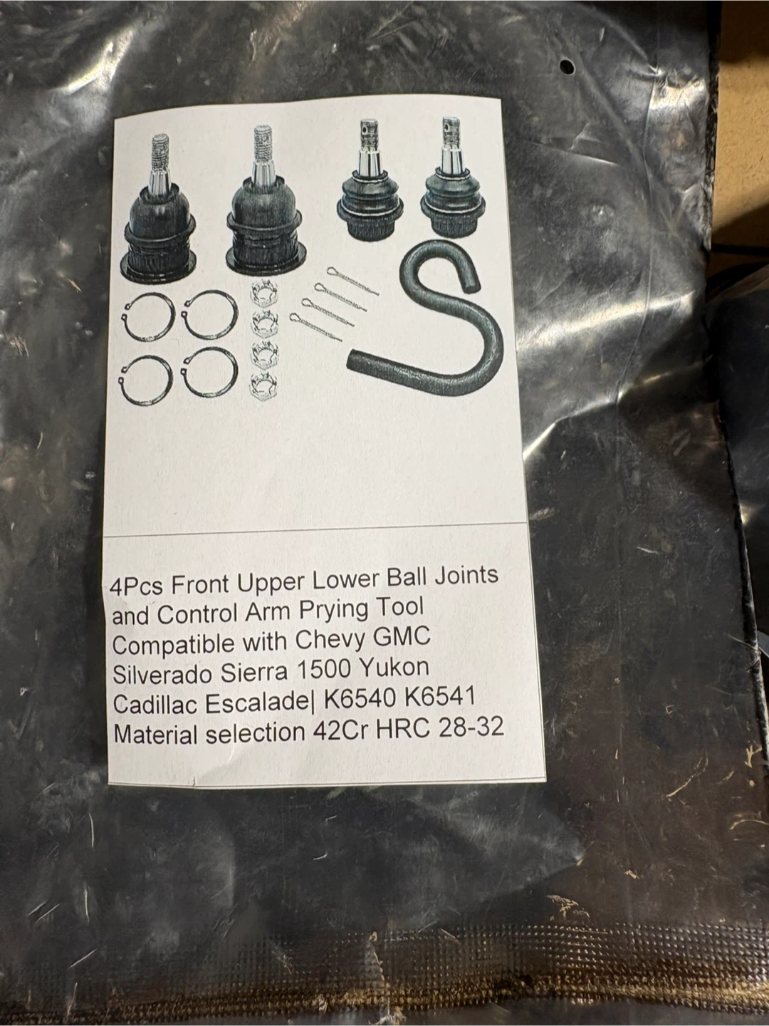 Stichler Ball Joint and Prying Tool Kit 4pcs