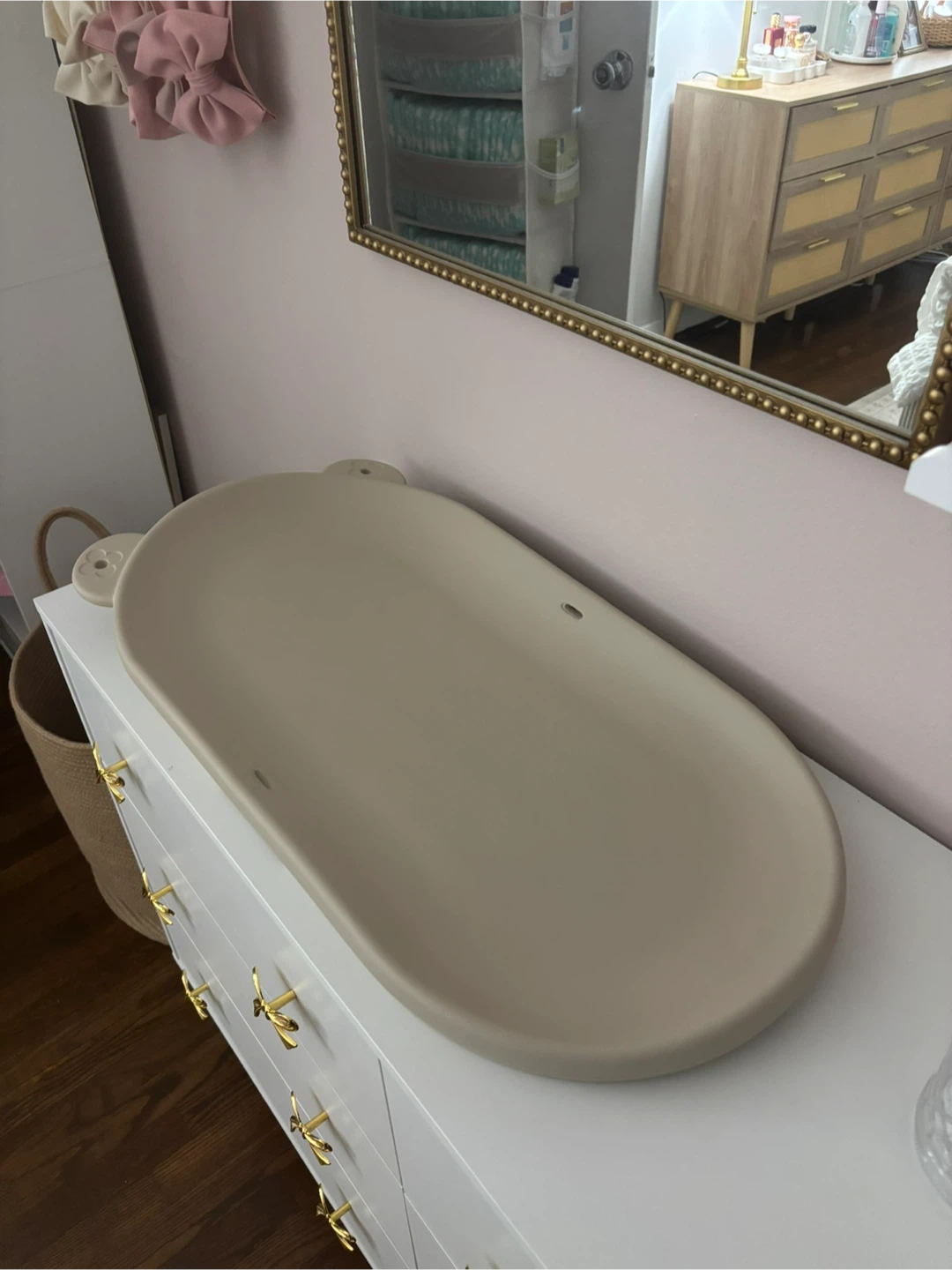 Fleufab baby changing pad in beige - photo 2