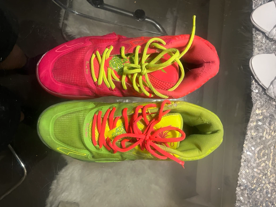 Puma Rick and Morty Basketball Shoes size 13 used - photo 4