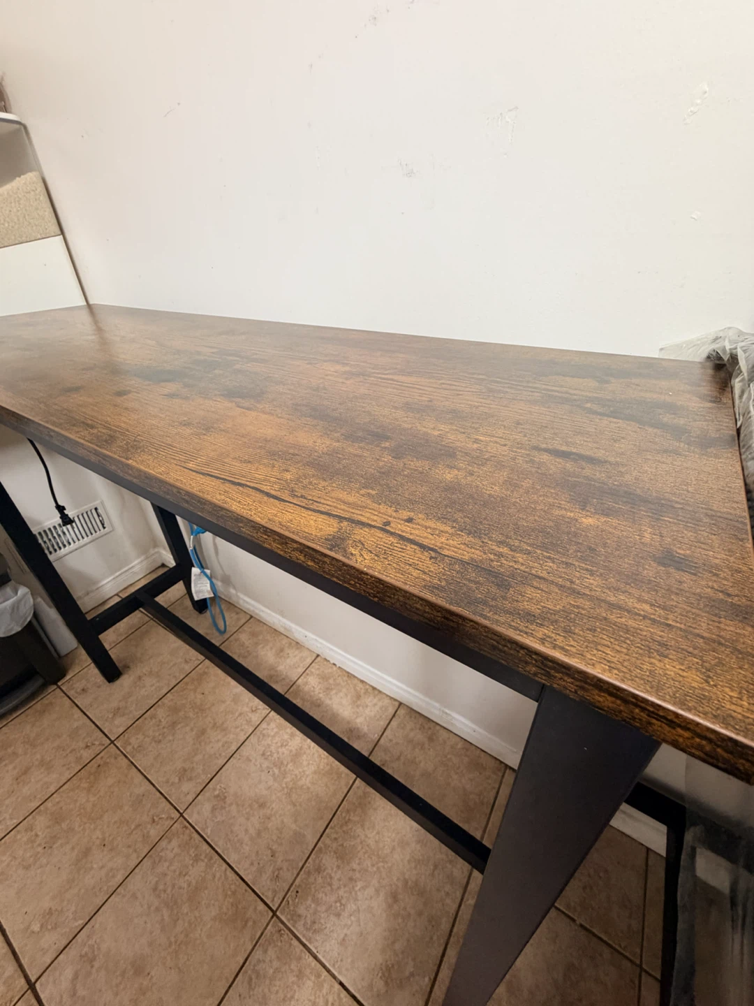 Rustic Industrial Console Table - photo 3