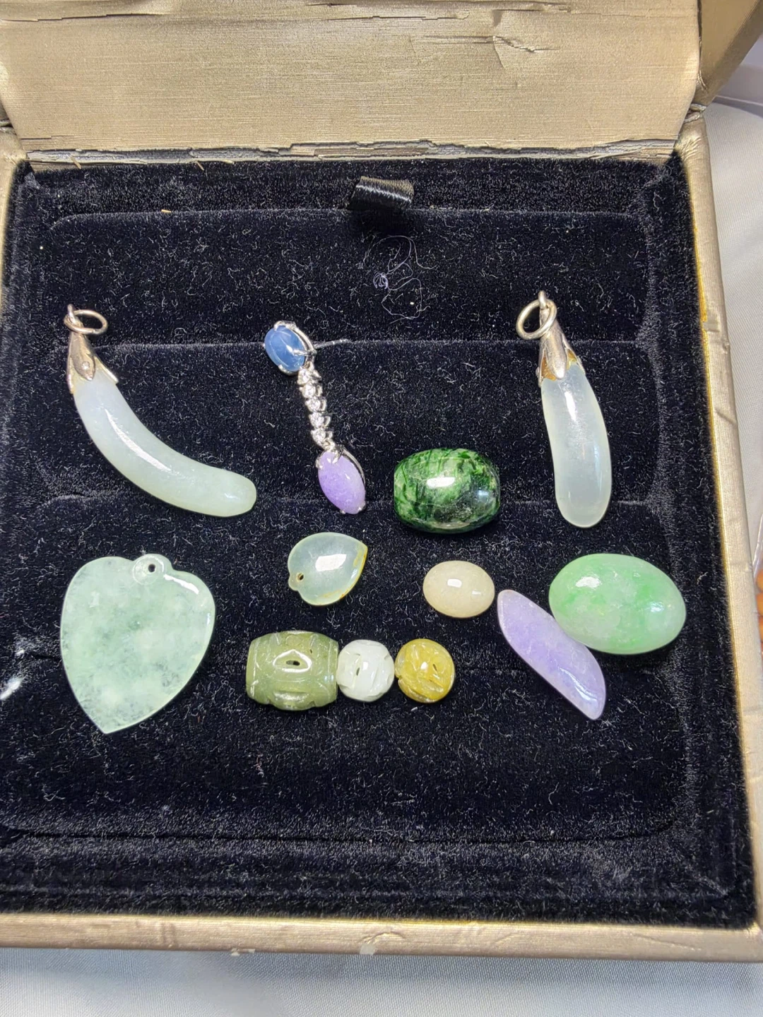 Collection of Natural Jade Pendants and Jewelry