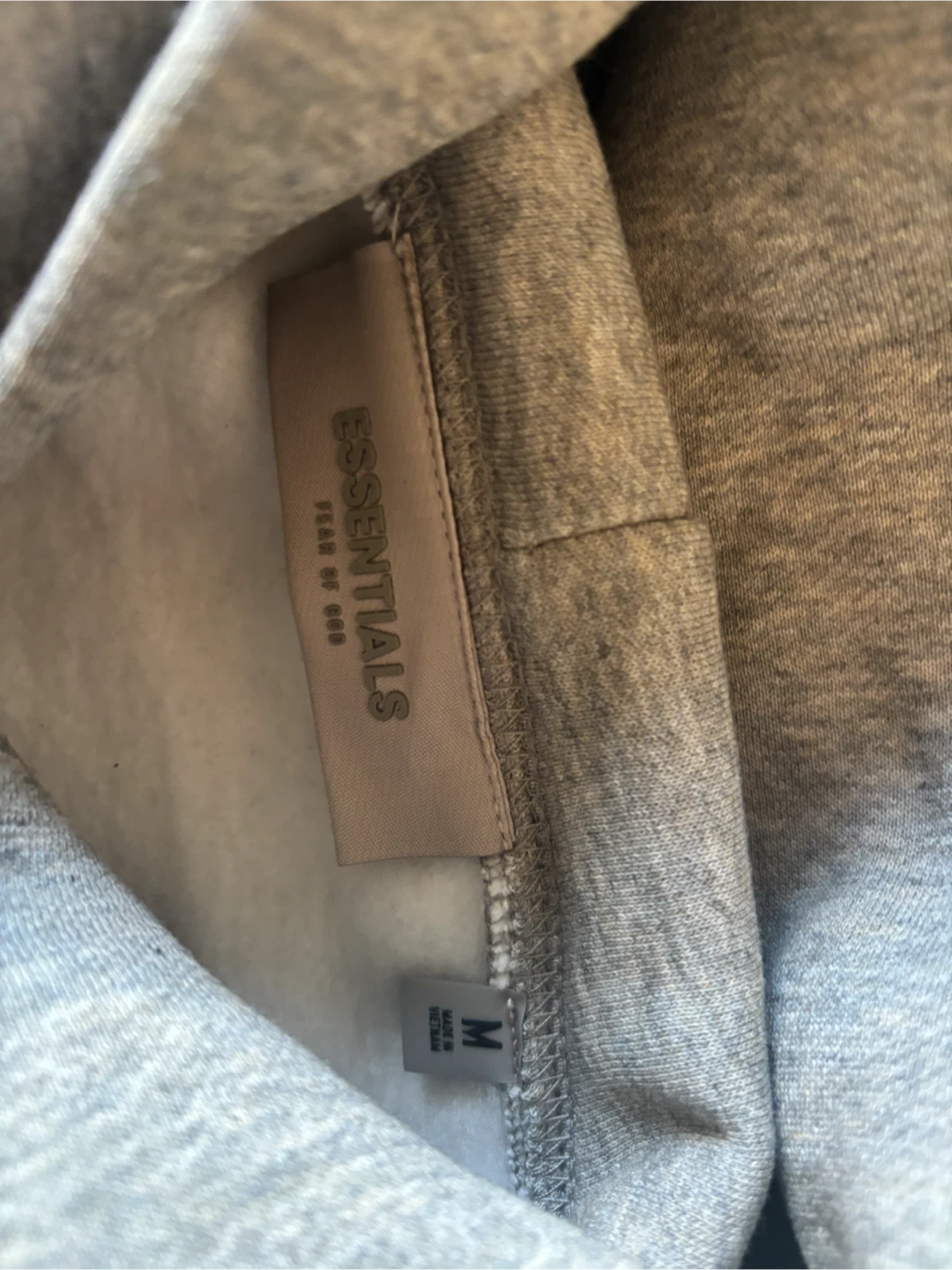Essentials Fear of God Grey Hoodie - Size M - photo 3