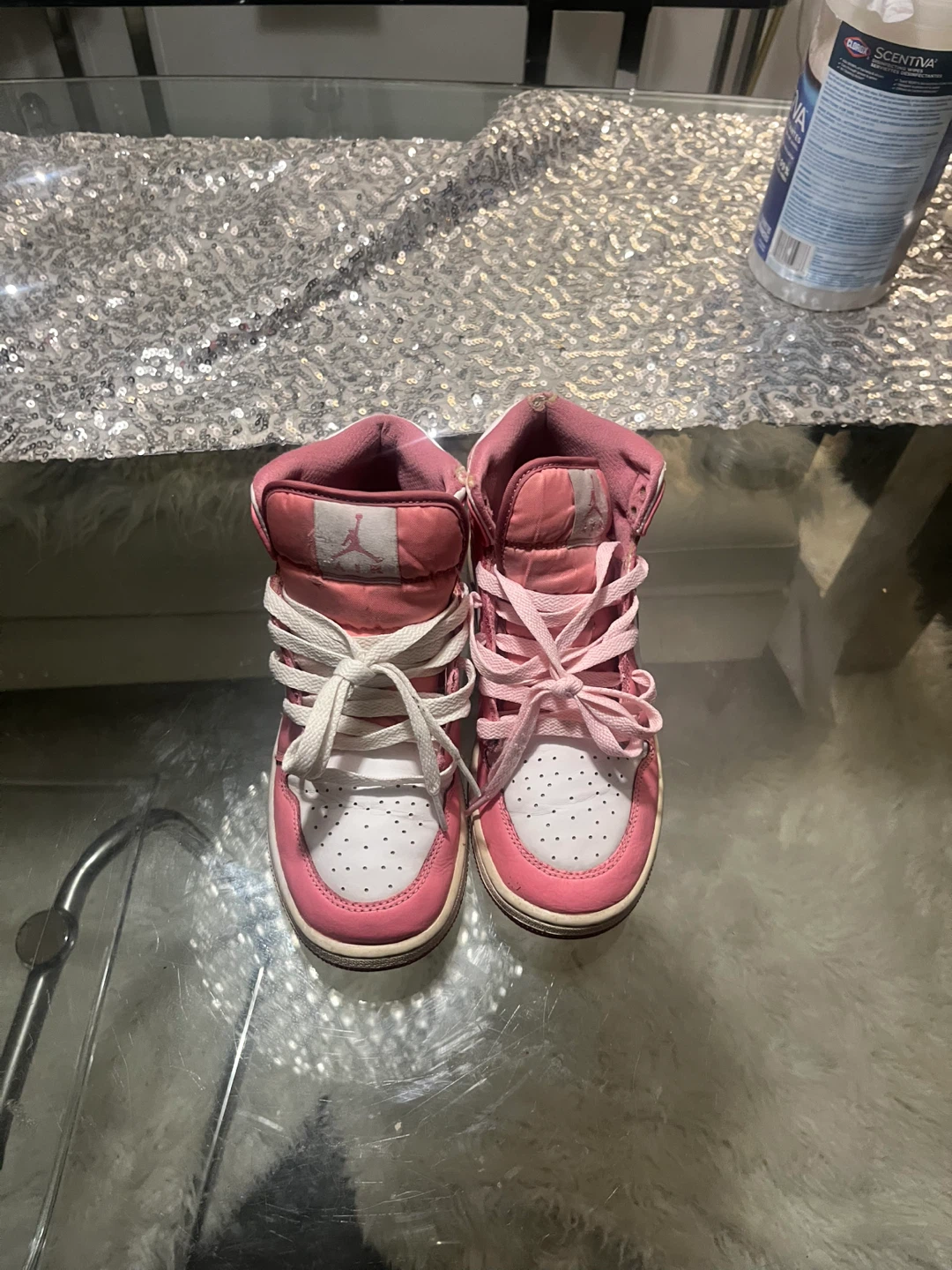 Nike Air Jordan Mid Pink size 7y