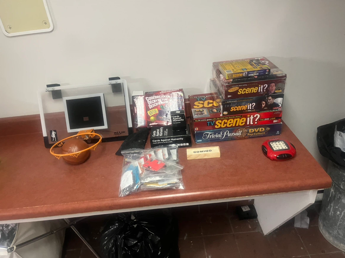 Assorted Board Games and Sports Set