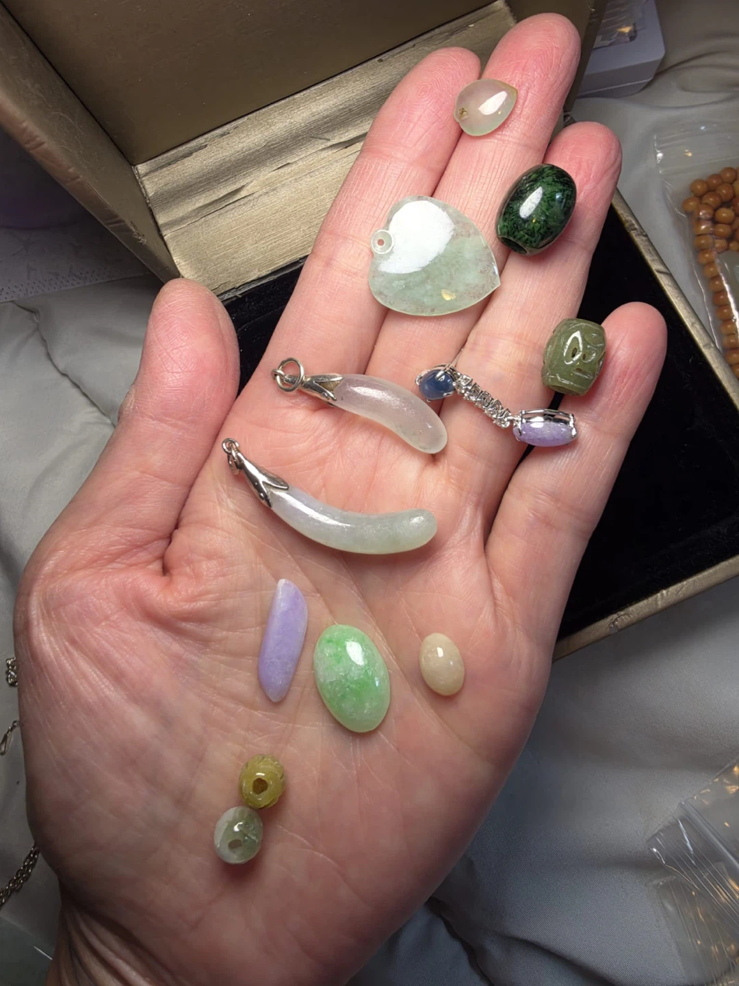 Collection of Natural Jade Pendants and Jewelry - photo 3