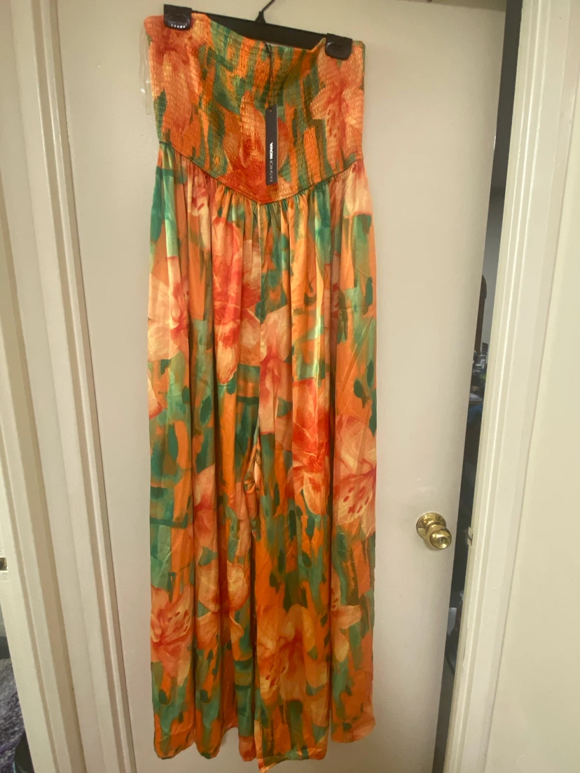 Fashion Nova Floral Jumpsuit