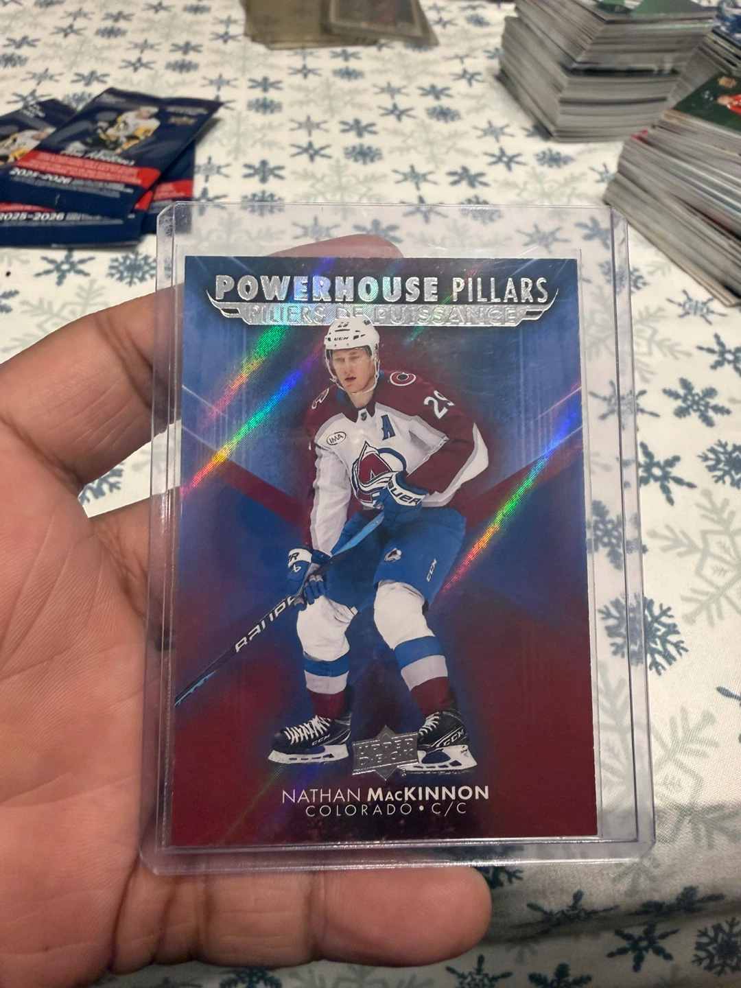 Nathan MacKinnon Powerhouse Pillars Card