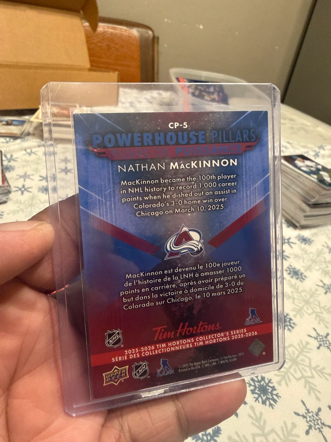 Nathan MacKinnon Powerhouse Pillars Card - photo 4