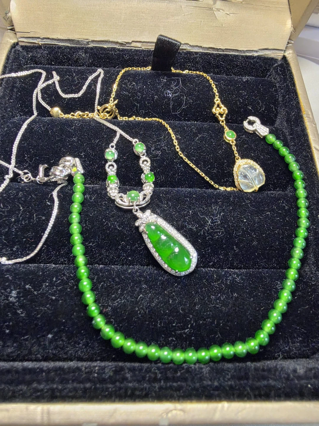 Collection of Natural Jade Pendants and Jewelry - photo 5