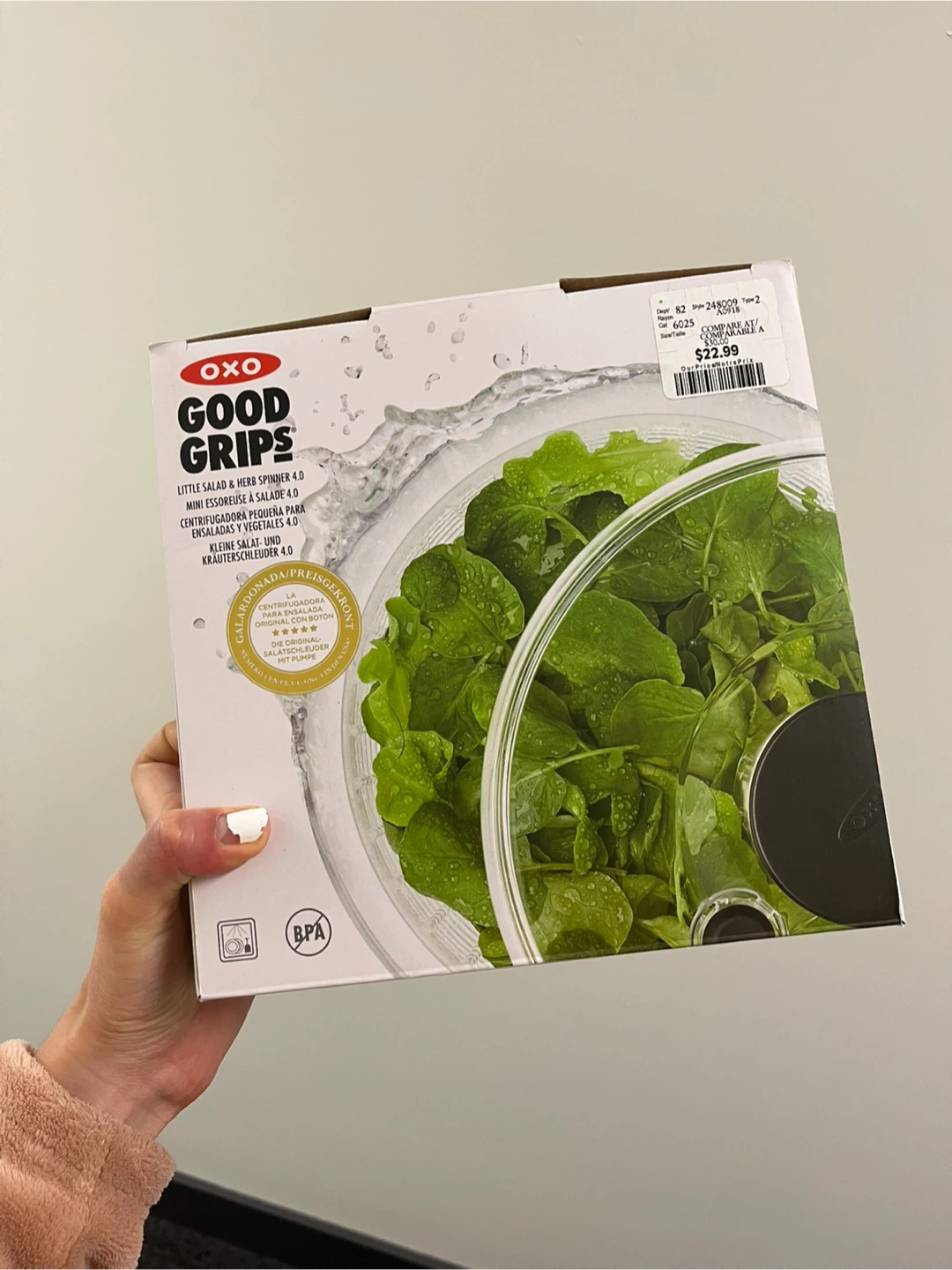 OXO Good Grips Little Salad & Herb Spinner 4.0