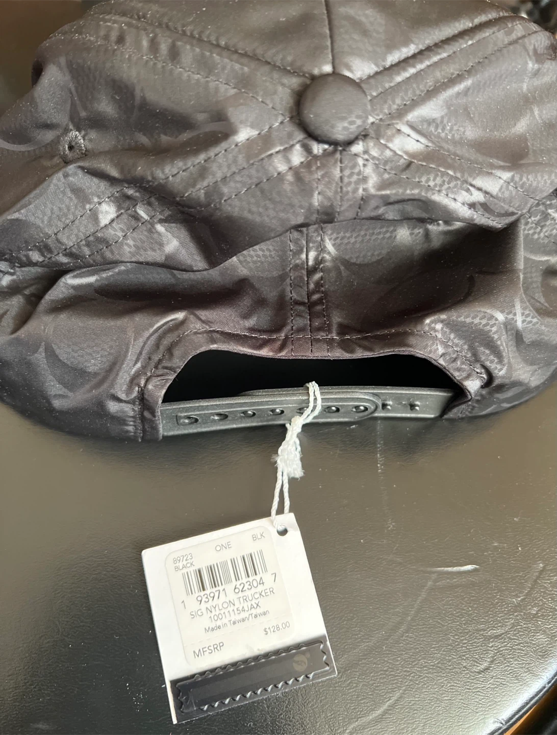 New-Coach Signature Nylon Trucker Hat Black - photo 2