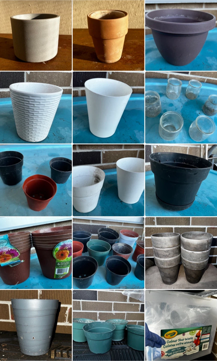 Assorted Garden Plant Pots-price of Each - photo 2
