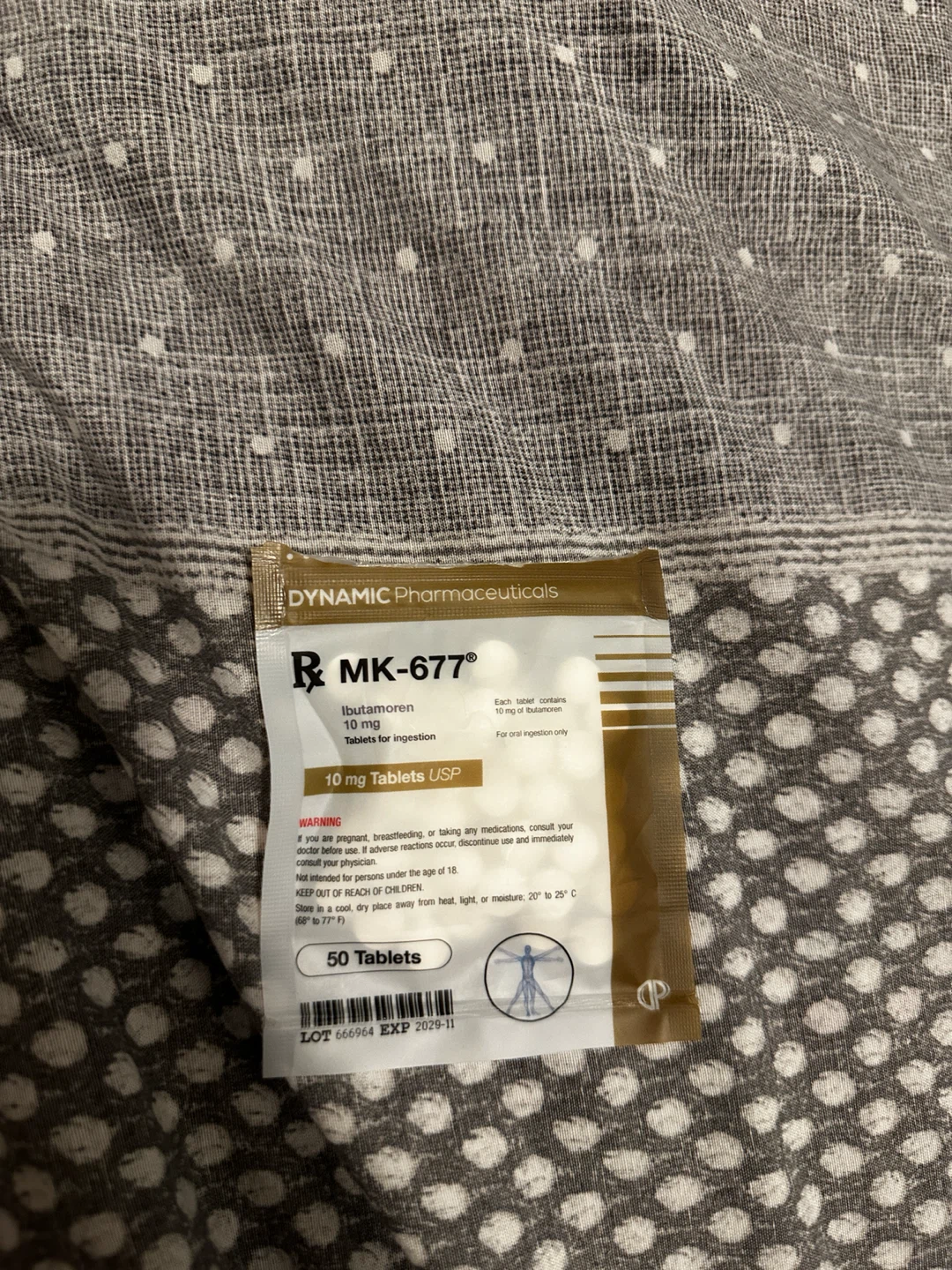 Dynamic Pharmaceuticals MK-677 Ibutamoren 10mg