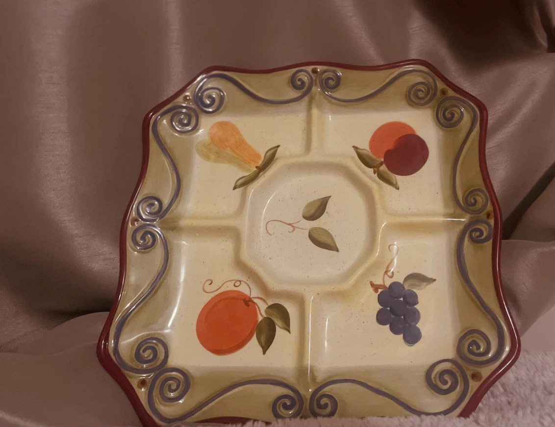 Medici Fruit Divided Serving Platter - 13 inches - photo 2