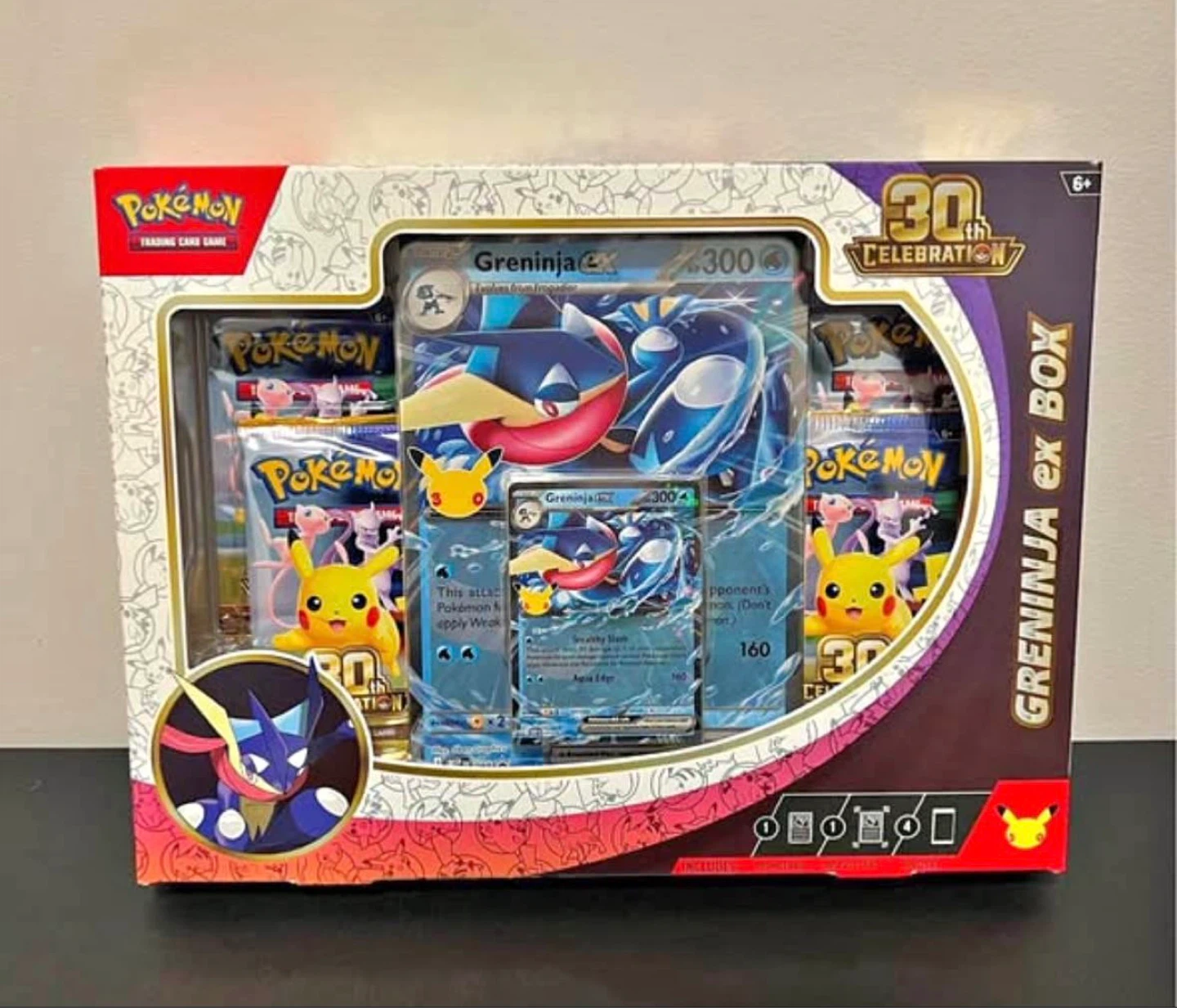 Pokemon 30th Celebration Greninja ex Box