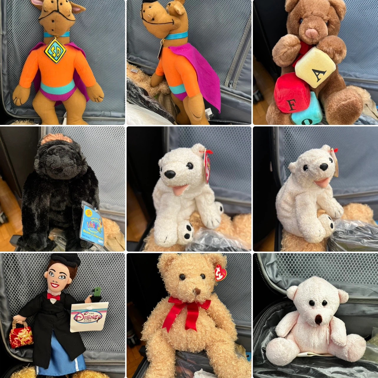 Collection of Plush Stuffed Animals and Toys-price of Each