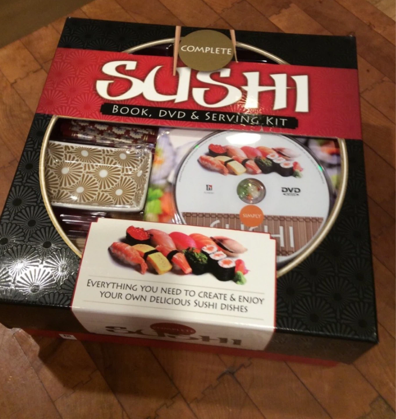 New Hinkler Complete Sushi Book, DVD & Serving Kit - photo 3