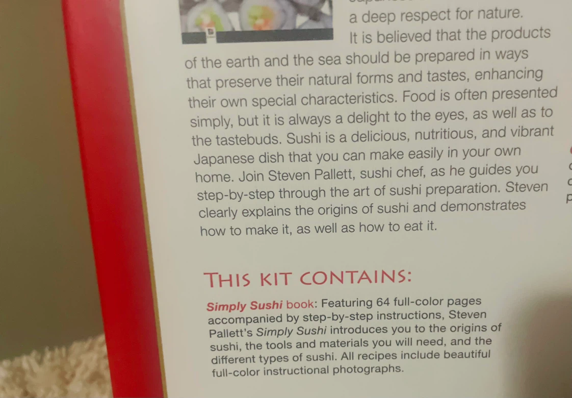 New Hinkler Complete Sushi Book, DVD & Serving Kit - photo 5