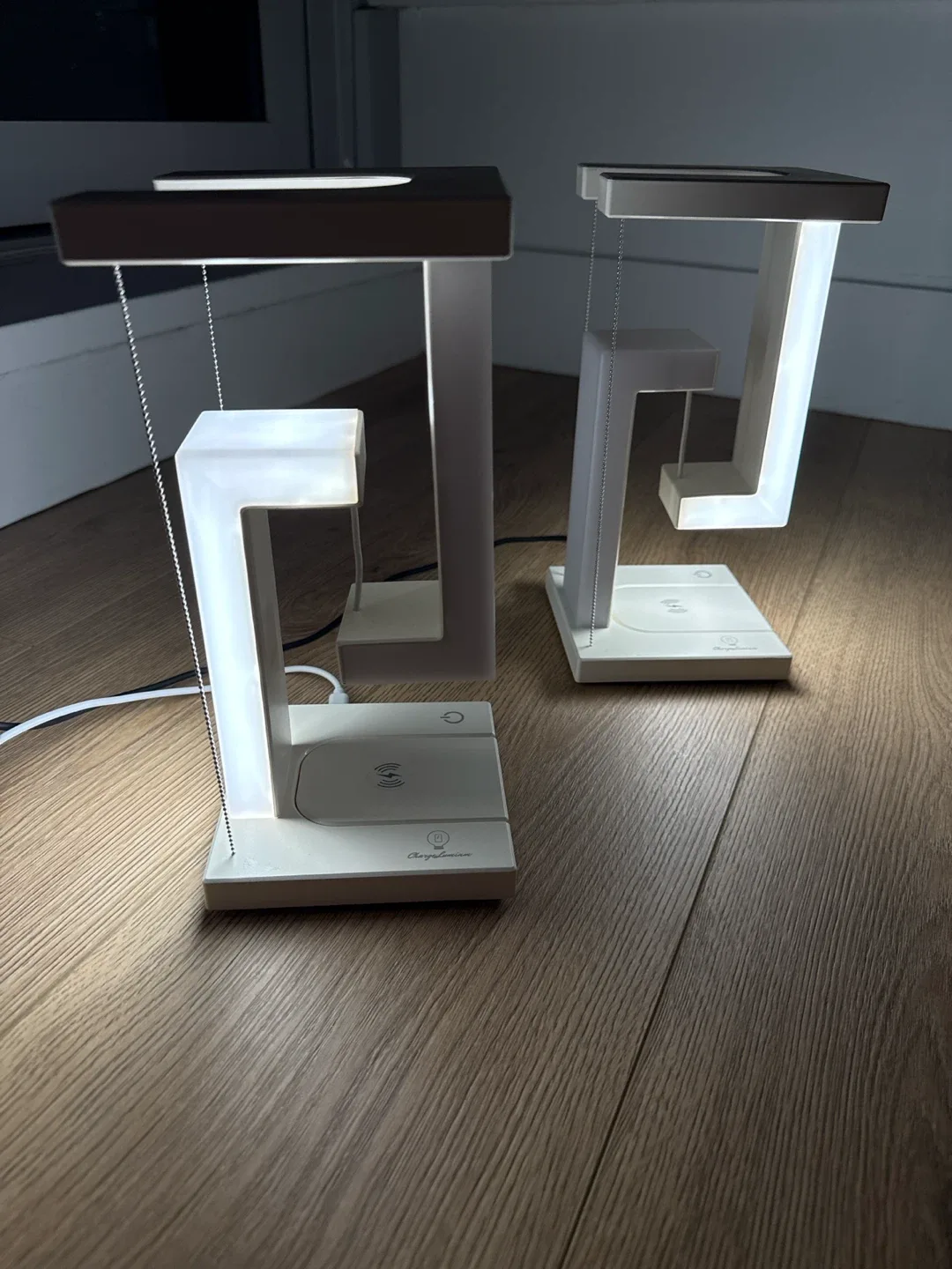 Two “floating” tensegrity Lamps - photo 2