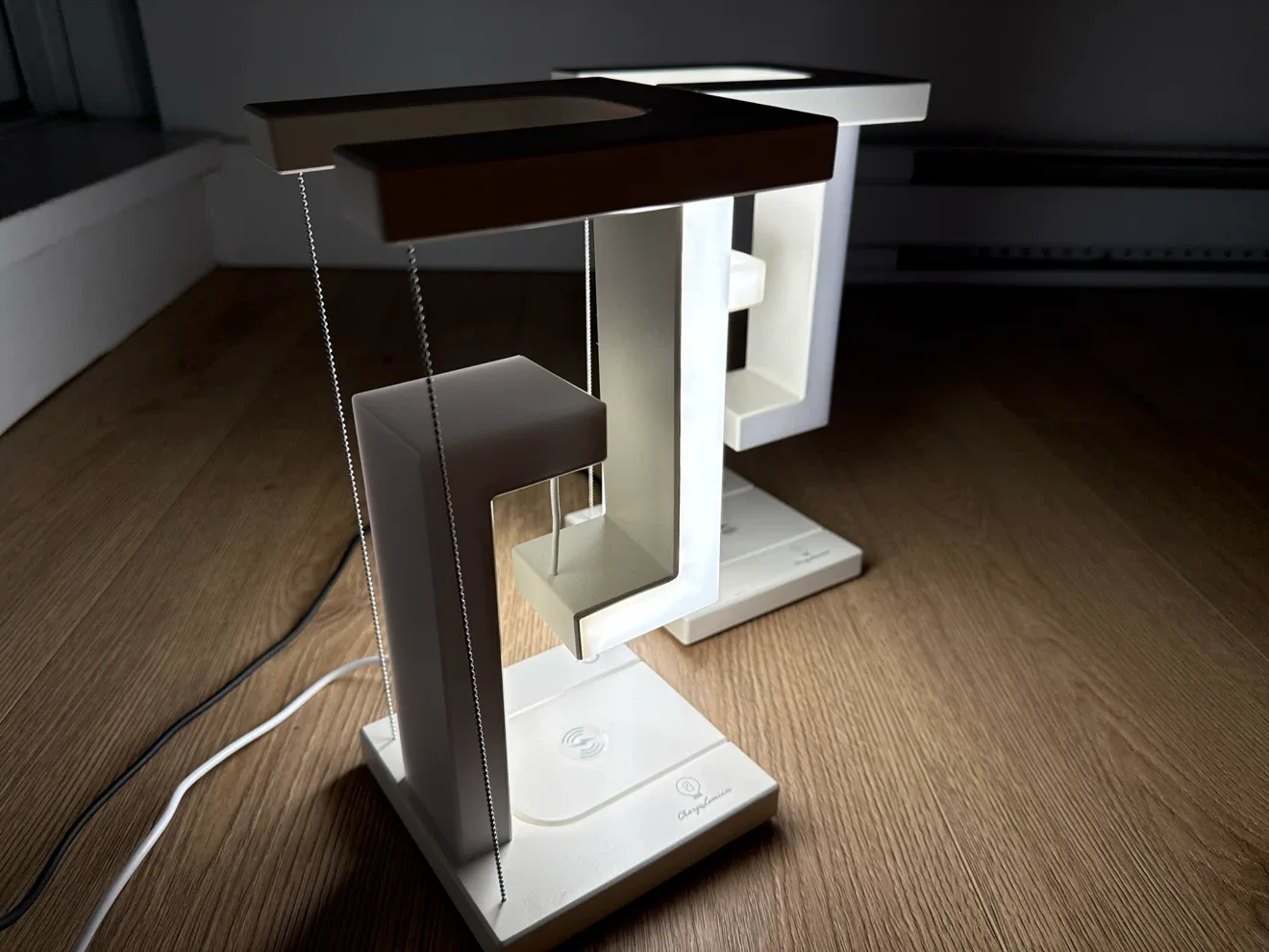 Two “floating” tensegrity Lamps - photo 3