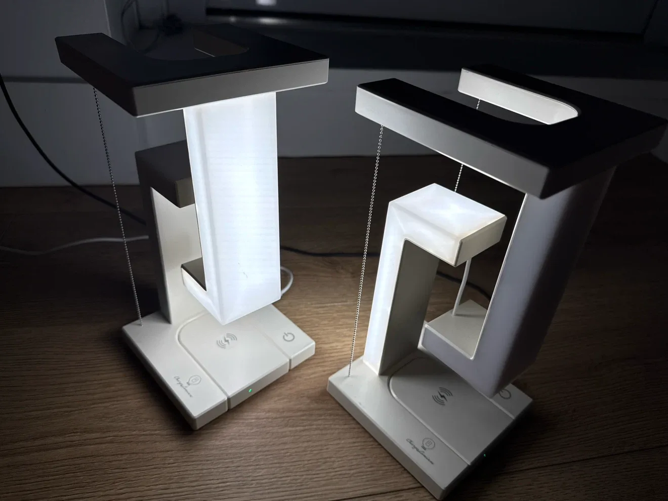 Two “floating” tensegrity Lamps - photo 4