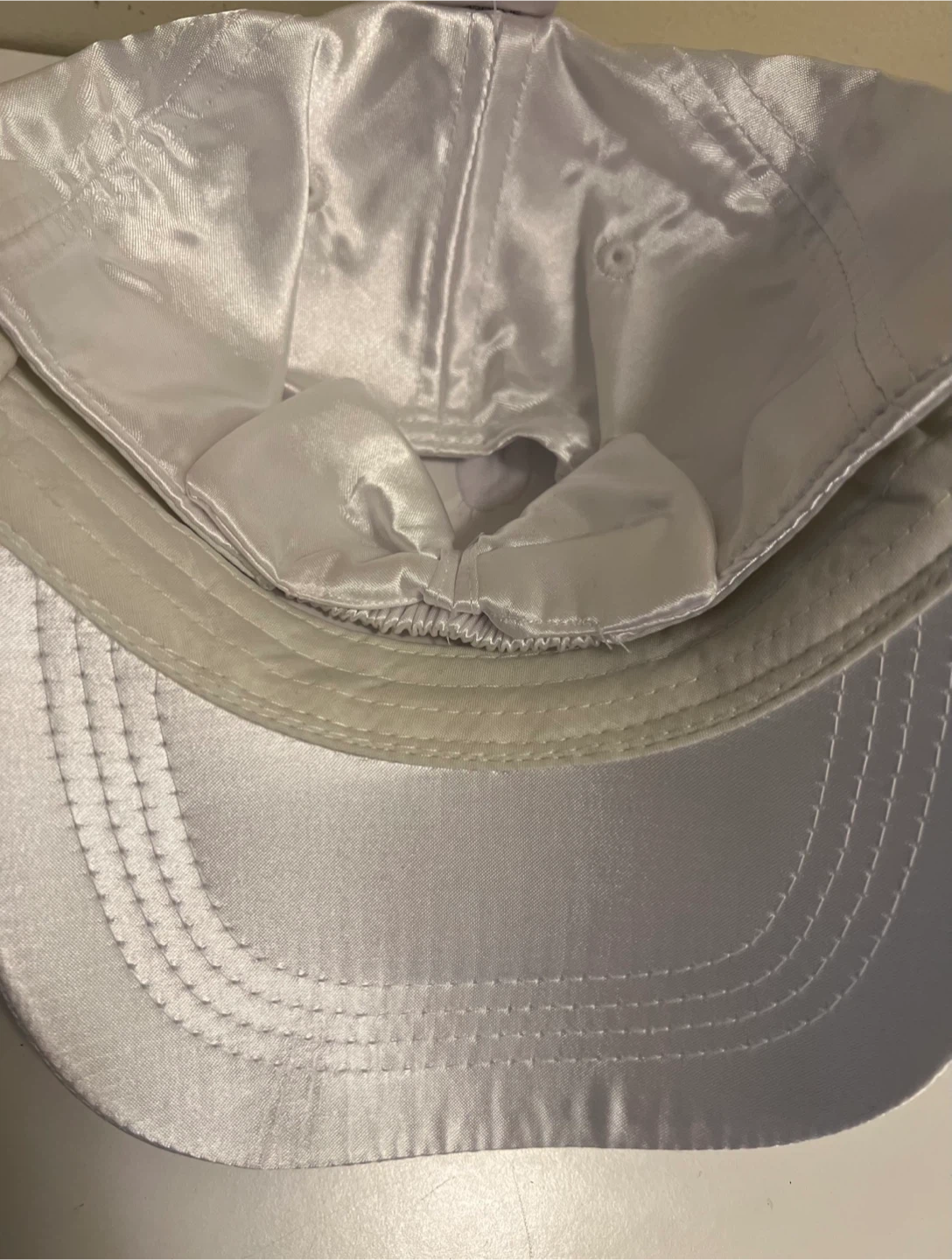 White Bride to Be Satin Baseball Cap-price of Each - photo 3
