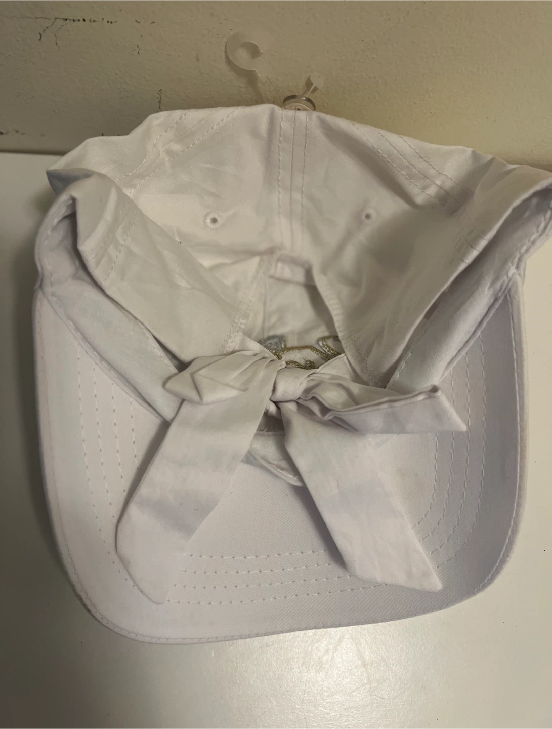 White Bride to Be Satin Baseball Cap-price of Each - photo 5