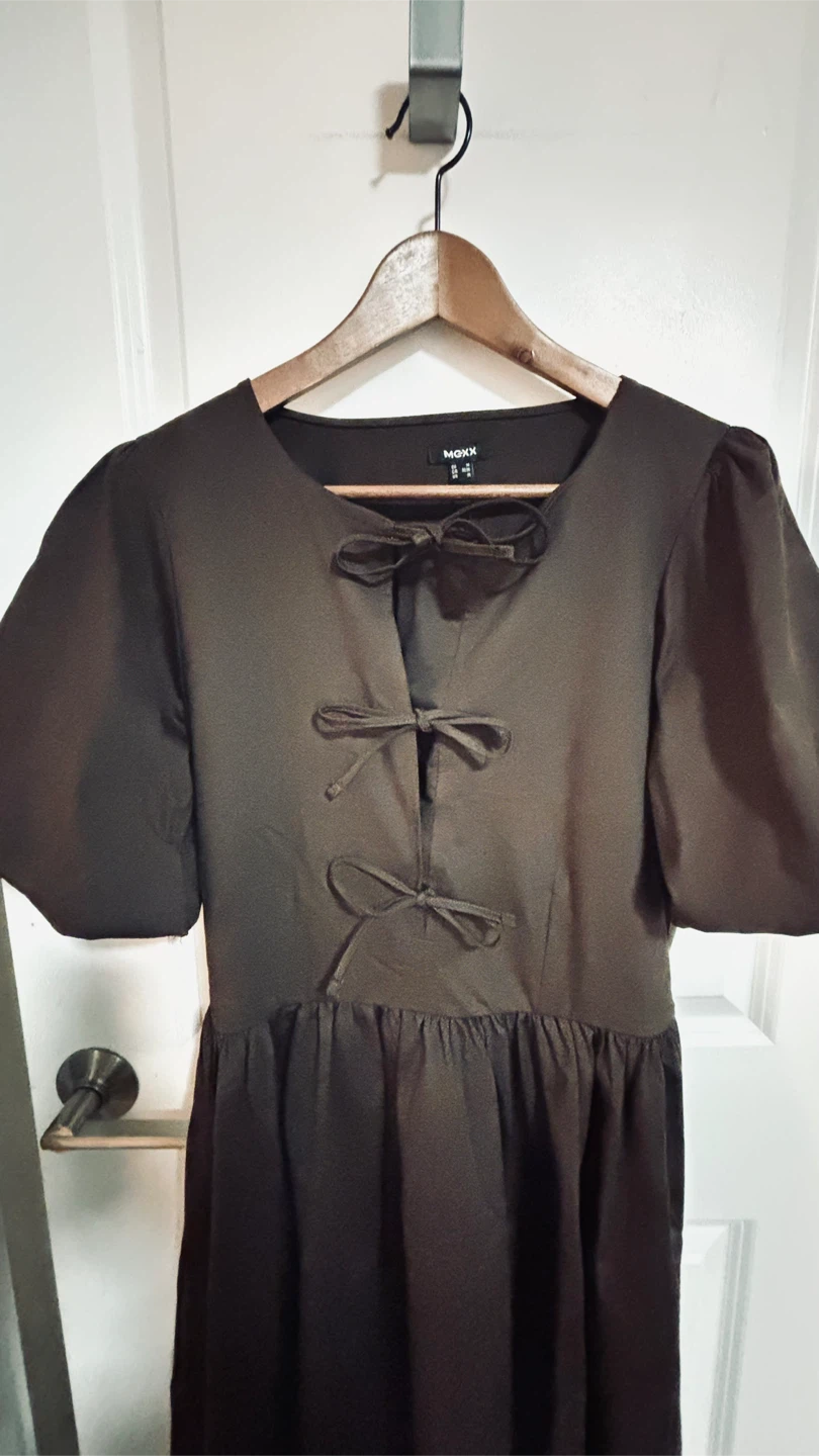 Mexx Brown Bow Detail Dress - photo 2