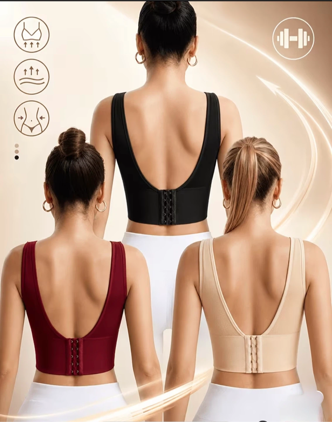 3-Pack Wireless Breathable Bras - photo 2
