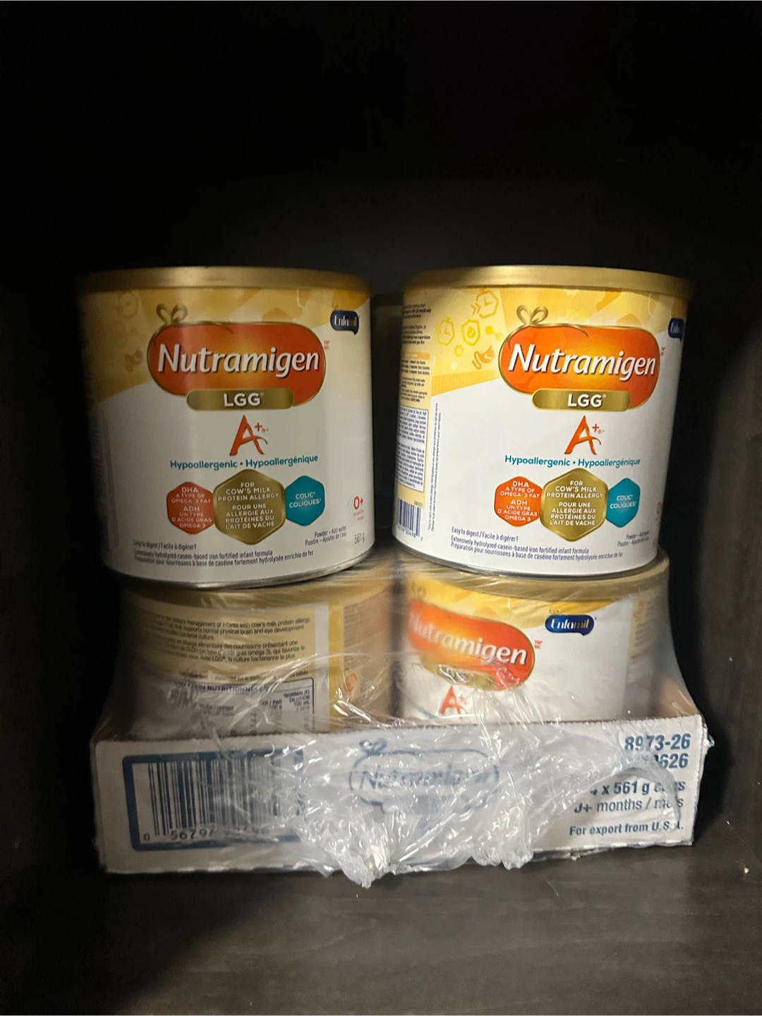 Nutramigen A+ LGG Hypoallergenic Infant Formula (4 Pack)