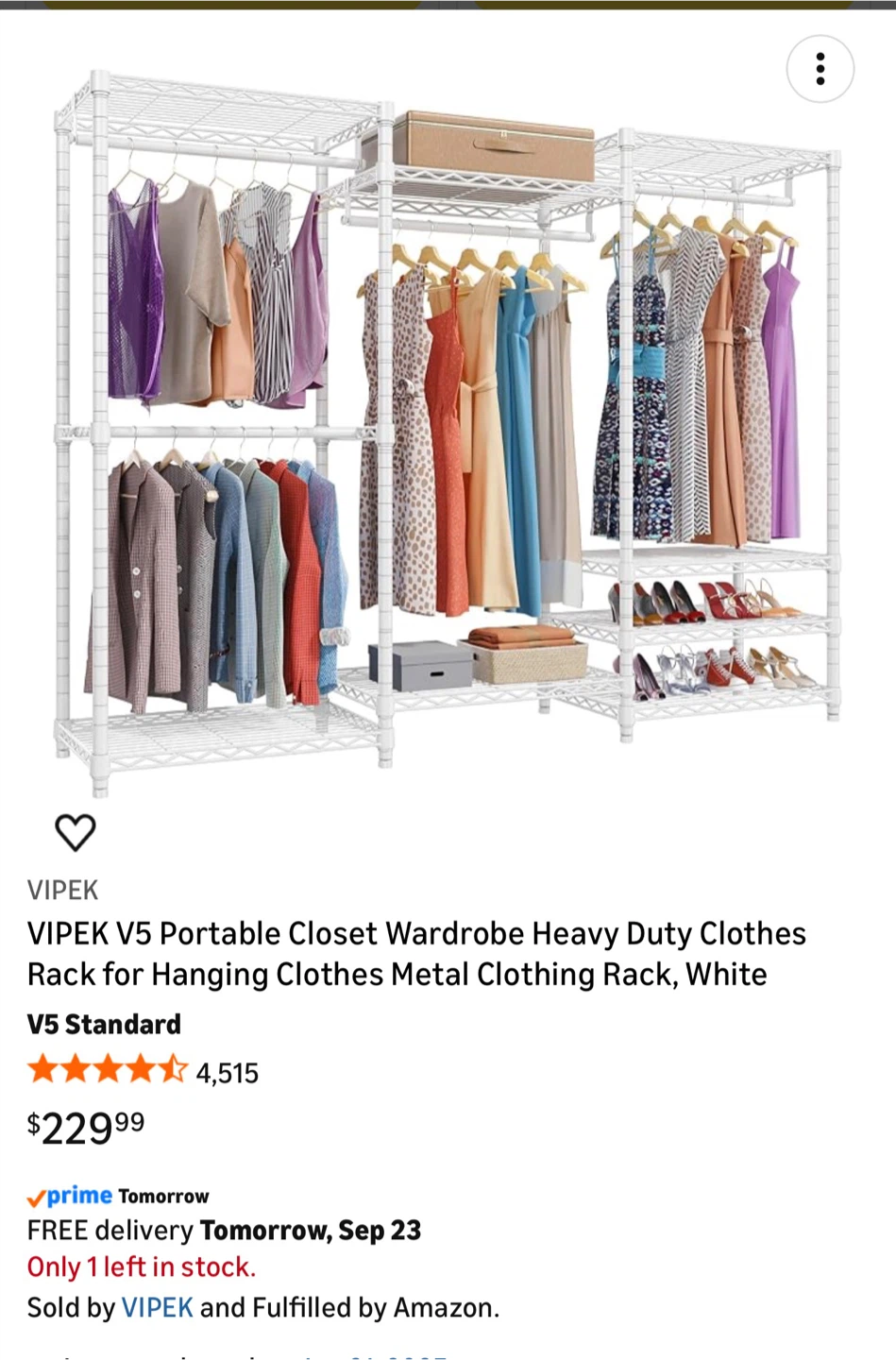 VIPEK V5 Portable Closet Wardrobe - photo 2