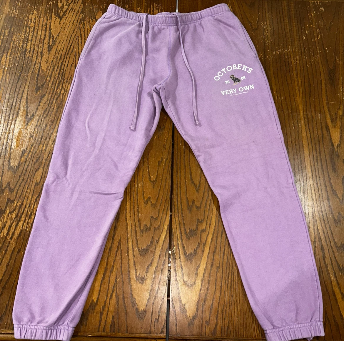 OVO October's Very Own Sweatpants - Lilac, Size Medium