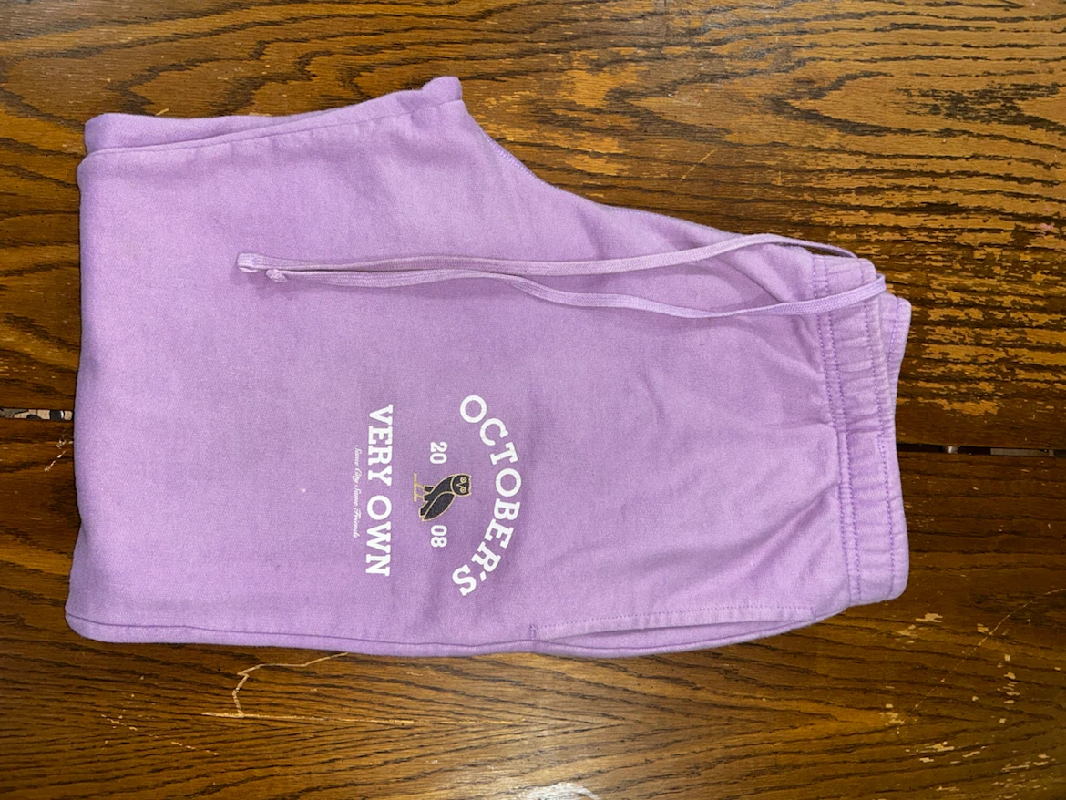 OVO October's Very Own Sweatpants - Lilac, Size Medium - photo 3