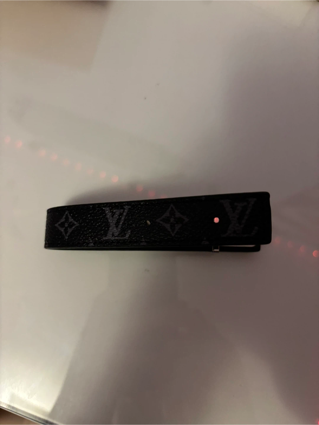 Louis Vuitton Monogram Eclipse Tie Clip - photo 2