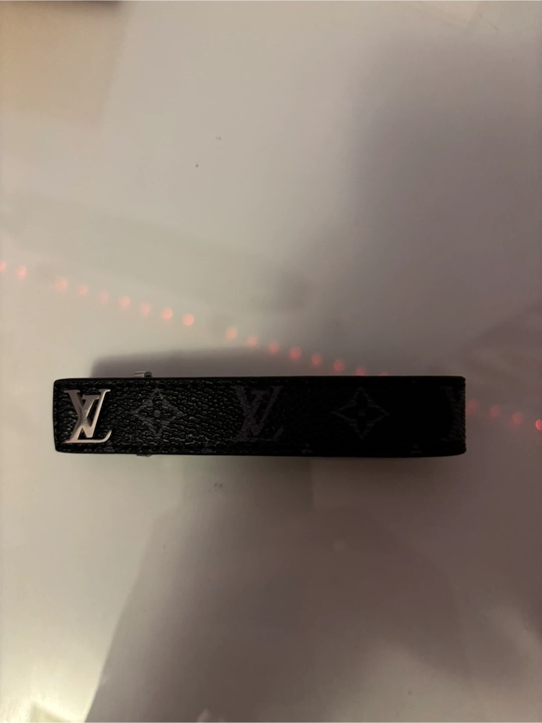 Louis Vuitton Monogram Eclipse Tie Clip - photo 3