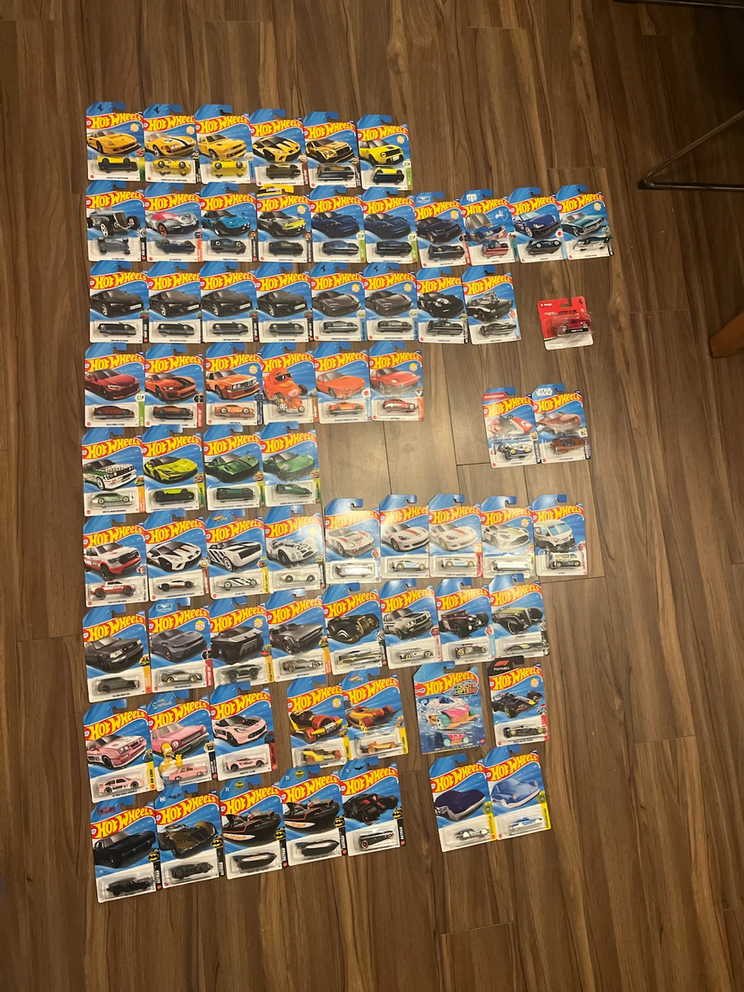 Collection of Hot Wheels Cars