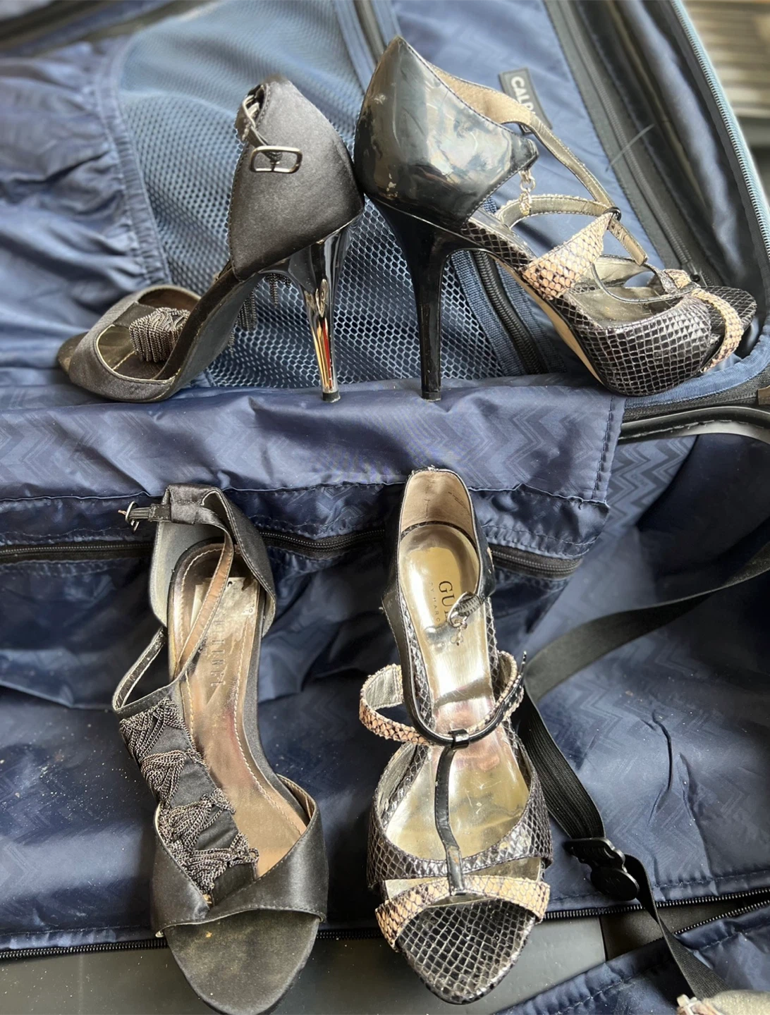 Two Pairs of Guess High Heel Sandals-size 8-price of Each