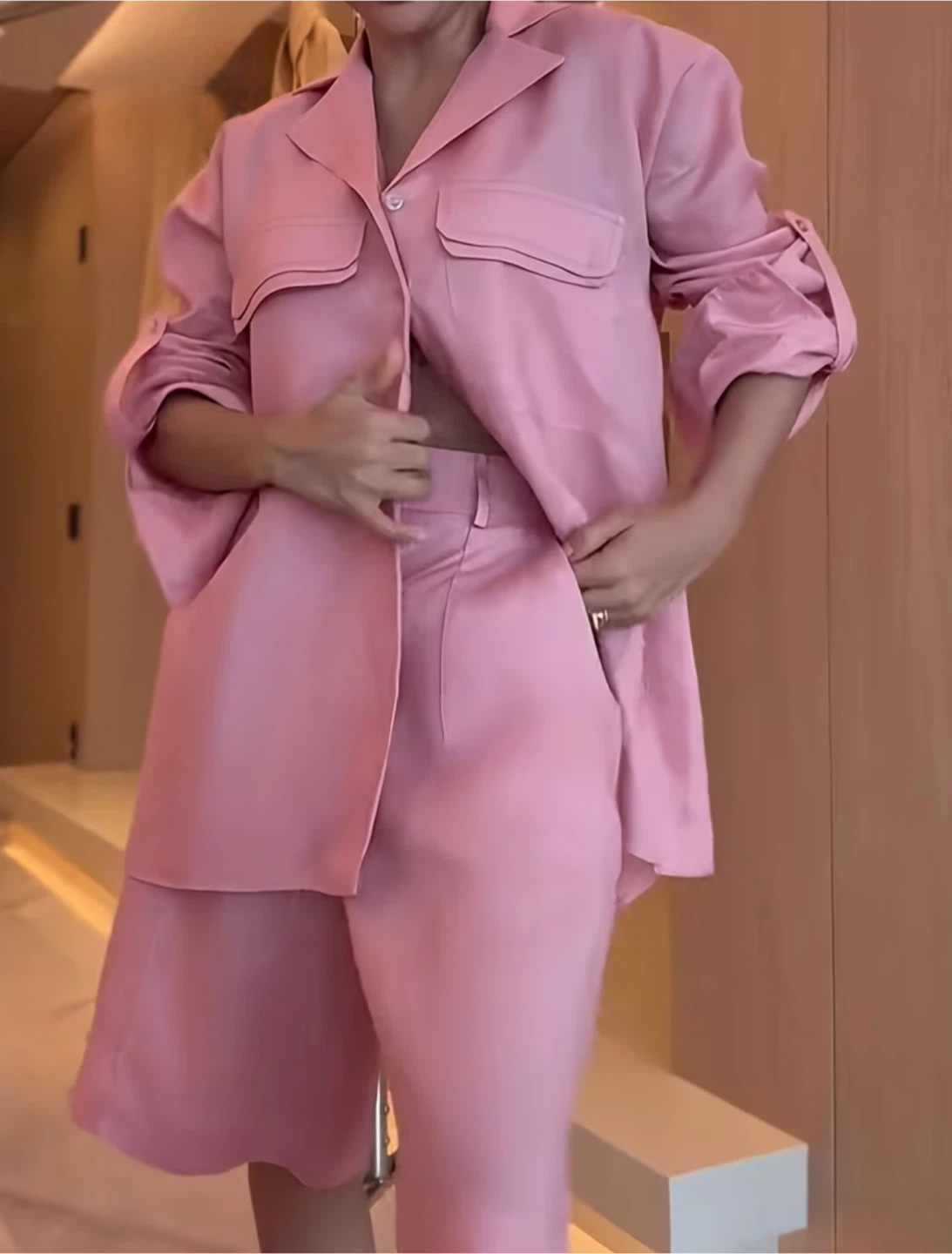 Pink Shirt and Shorts Co-ord Set 🩷🩷🩷