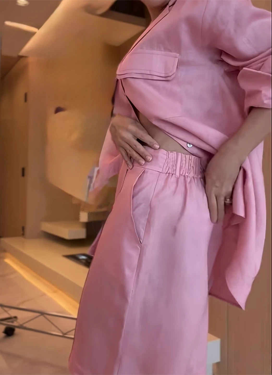 Pink Shirt and Shorts Co-ord Set 🩷🩷🩷 - photo 2