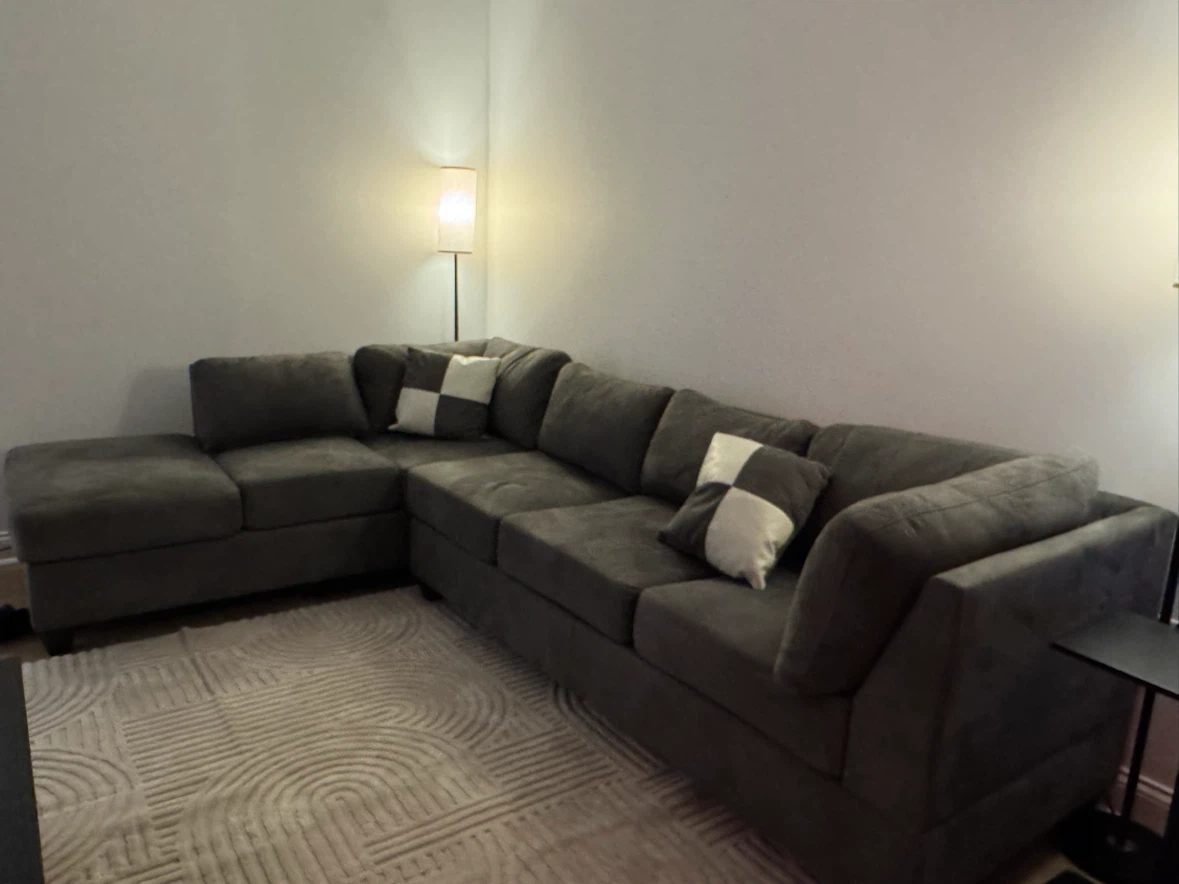 Dark Gray Sectional Sofa - photo 3