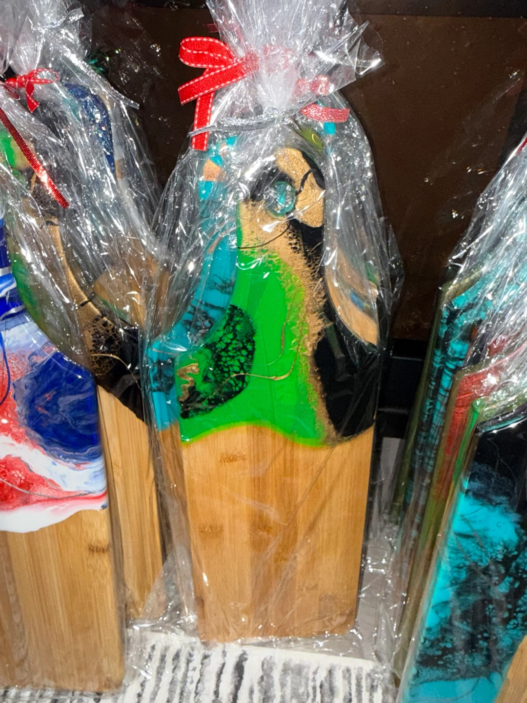 Handcrafted Bamboo and Epoxy Serving Boards - photo 3