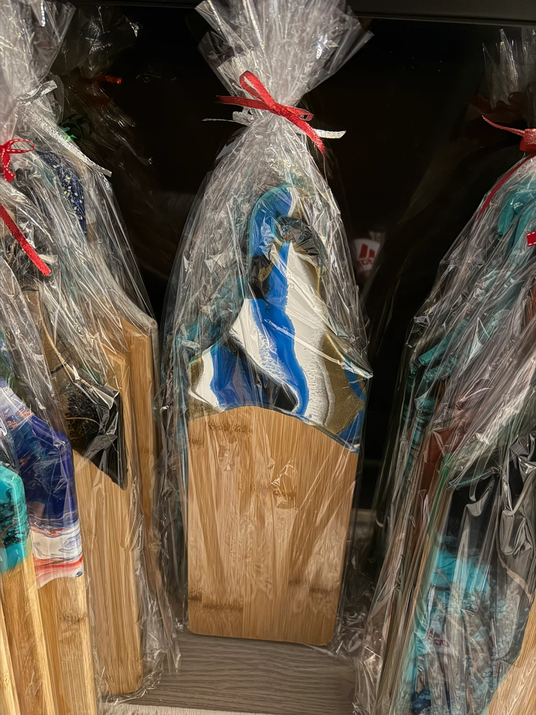 Handcrafted Bamboo and Epoxy Serving Boards - photo 4